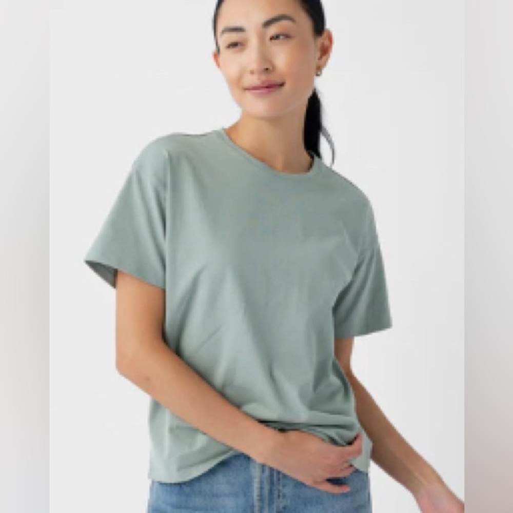 Cozy Earth Women’s All Day Tee in Haze - Size M